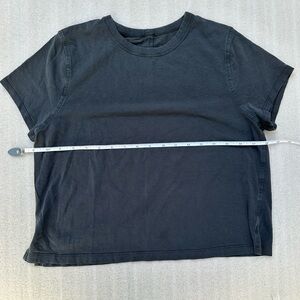 Lululemon Short Sleeve Tee – Black Best Size 6